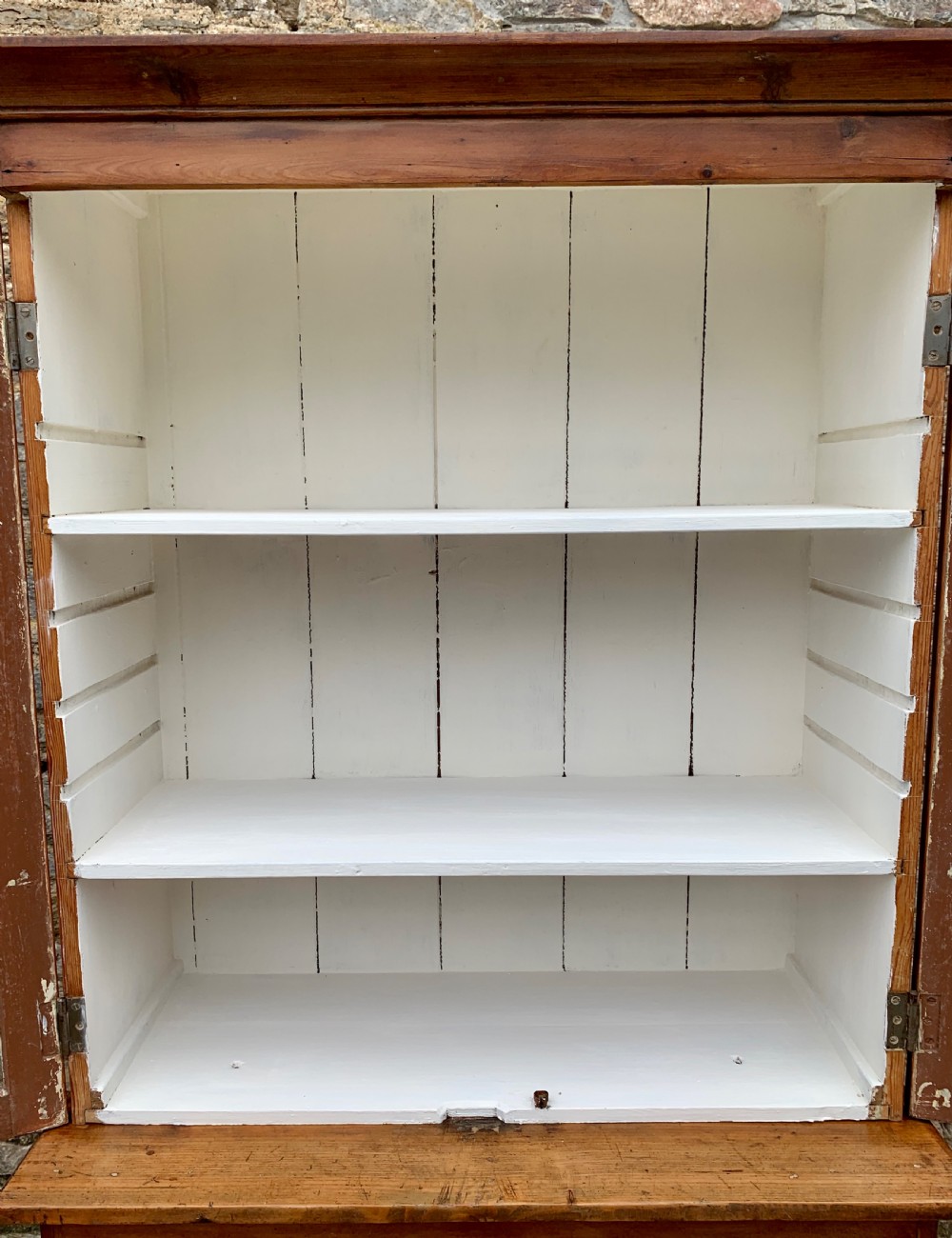Small Antique Pine Glazed Dresser View XVII