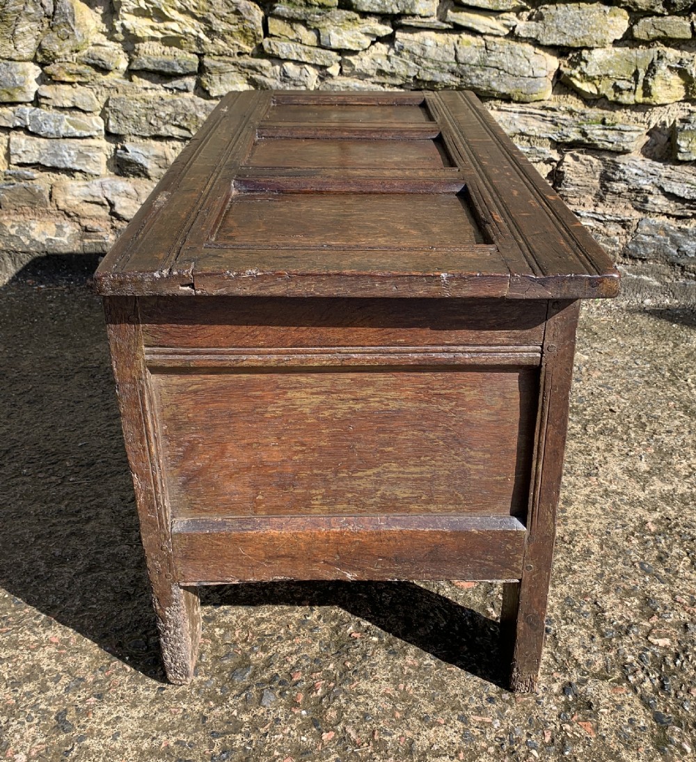 Small 17th Century Devon Oak Coffer View VIII