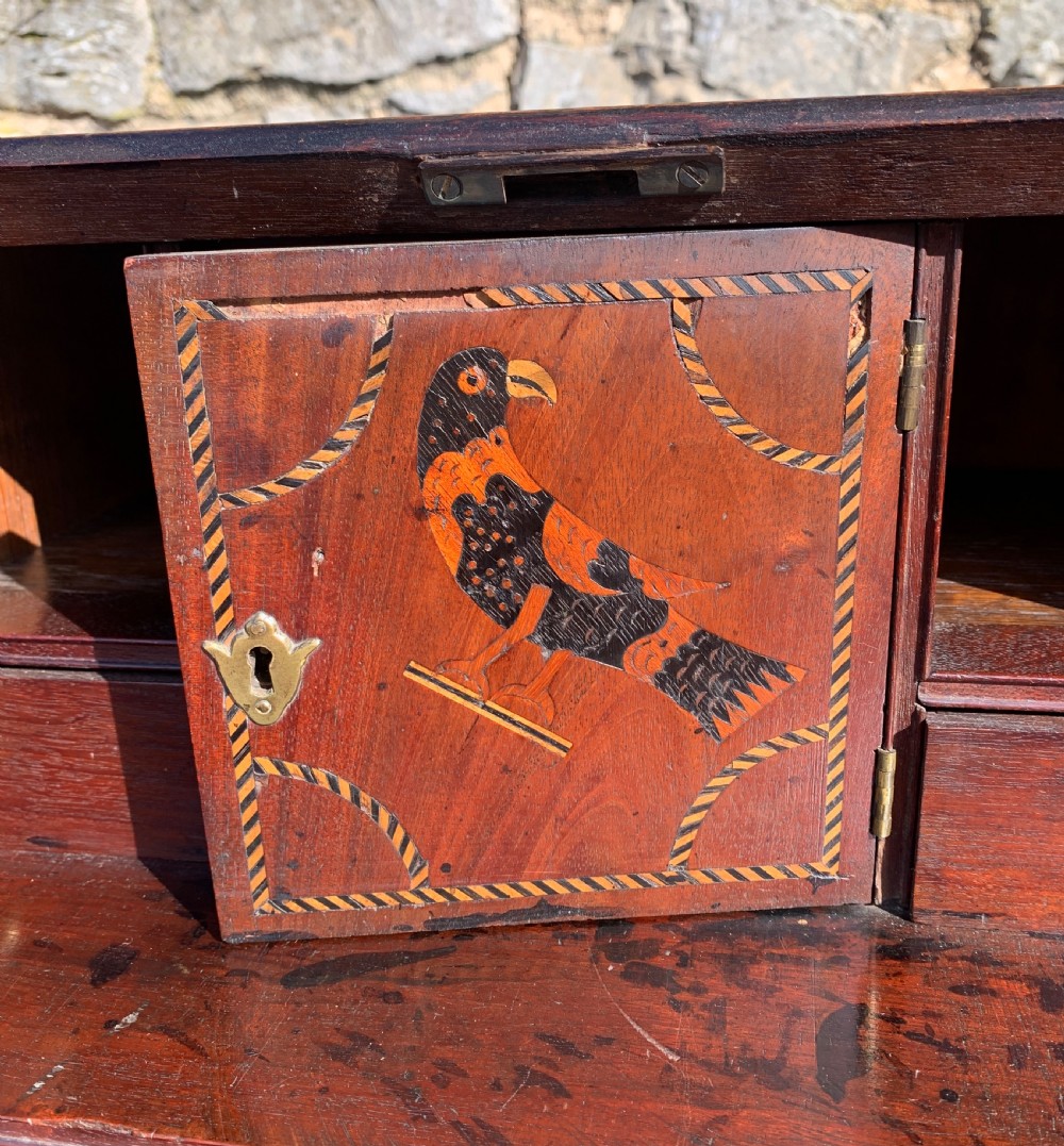 Small Georgian Mahogany Bureau View XI