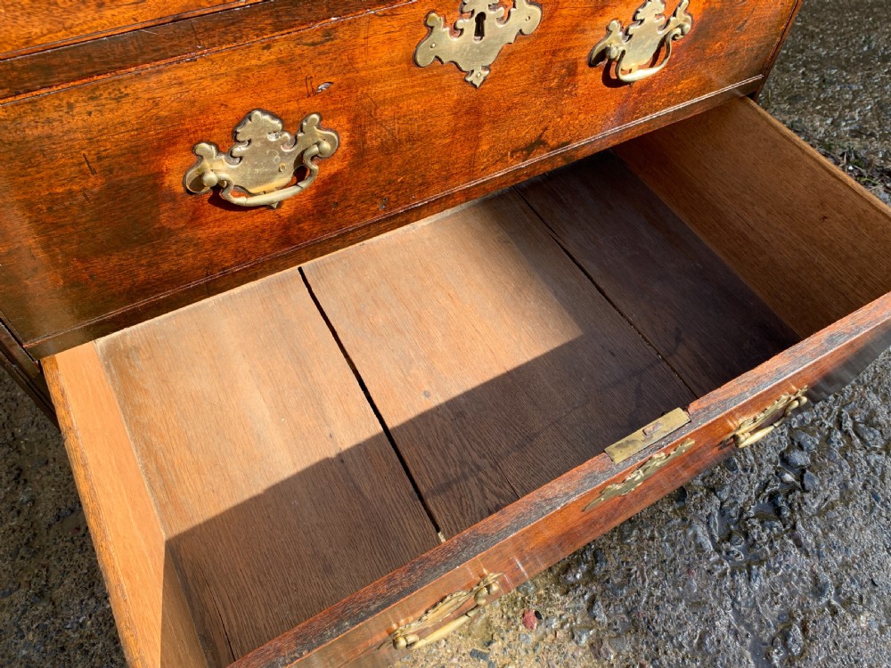 Small Georgian Mahogany Bureau View XIV
