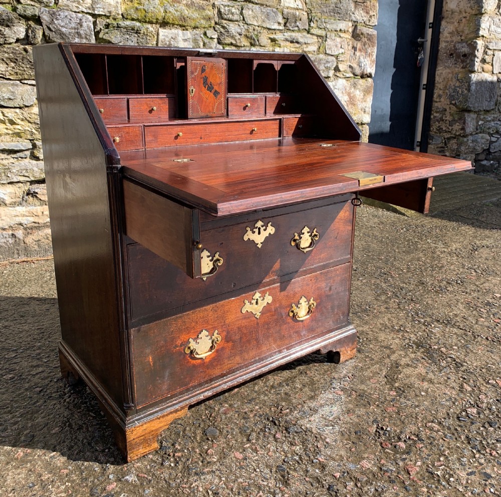 Small Georgian Mahogany Bureau View XVII