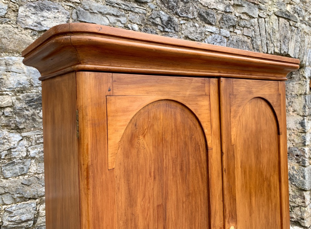 Antique Victorian Pine Shelved Larder Cupboard View IX