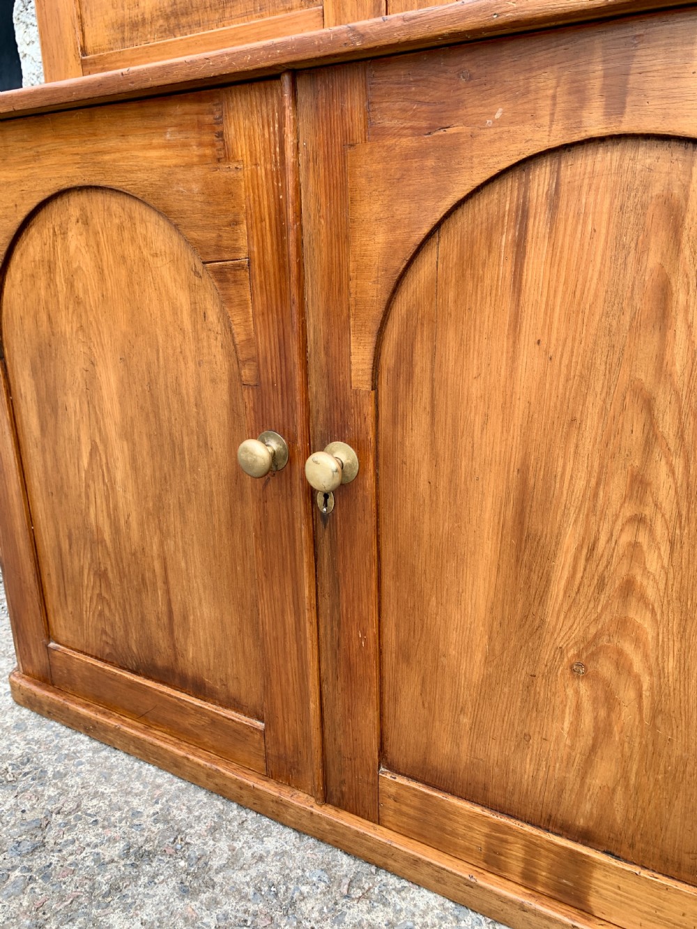 Antique Victorian Pine Shelved Larder Cupboard View XII