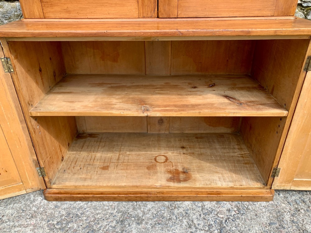 Antique Victorian Pine Shelved Larder Cupboard View XIV