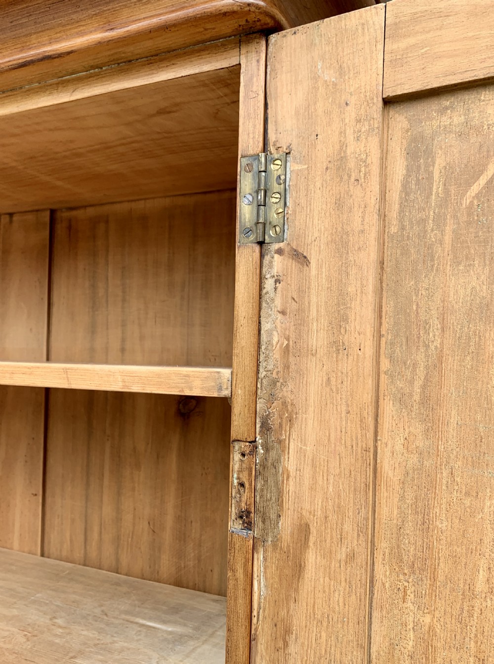 Antique Victorian Pine Shelved Larder Cupboard View XVII