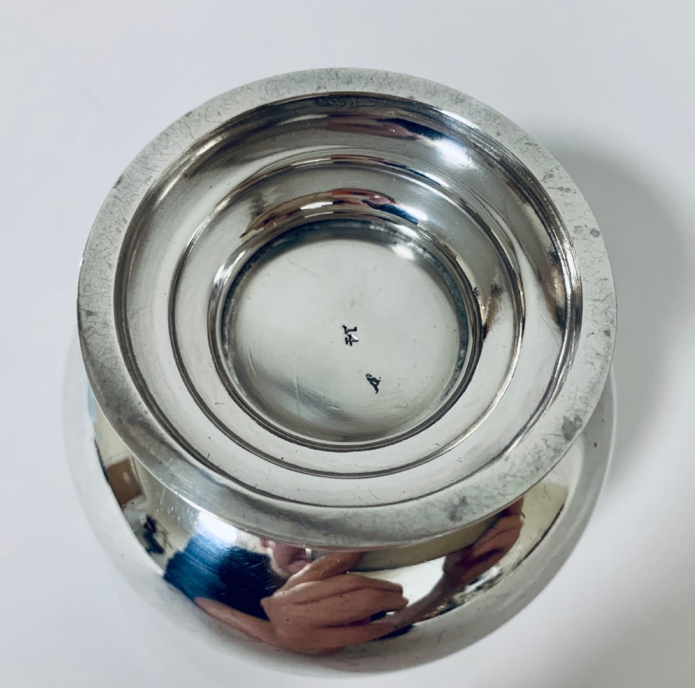 Antique Solid Sterling Silver Sugar Bowl by Walker & Hall View XII