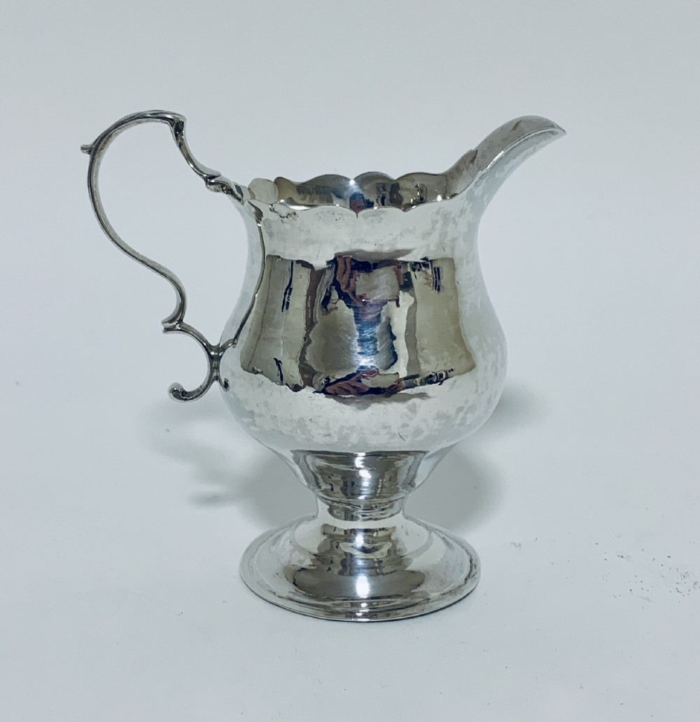 Antique 18th Century Georgian Solid Sterling Silver Milk or Cream Jug