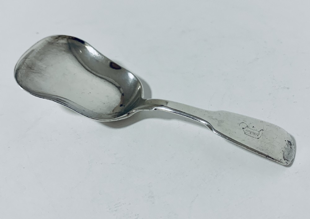 Victorian Solid Sterling Silver Tea Caddy Spoon
