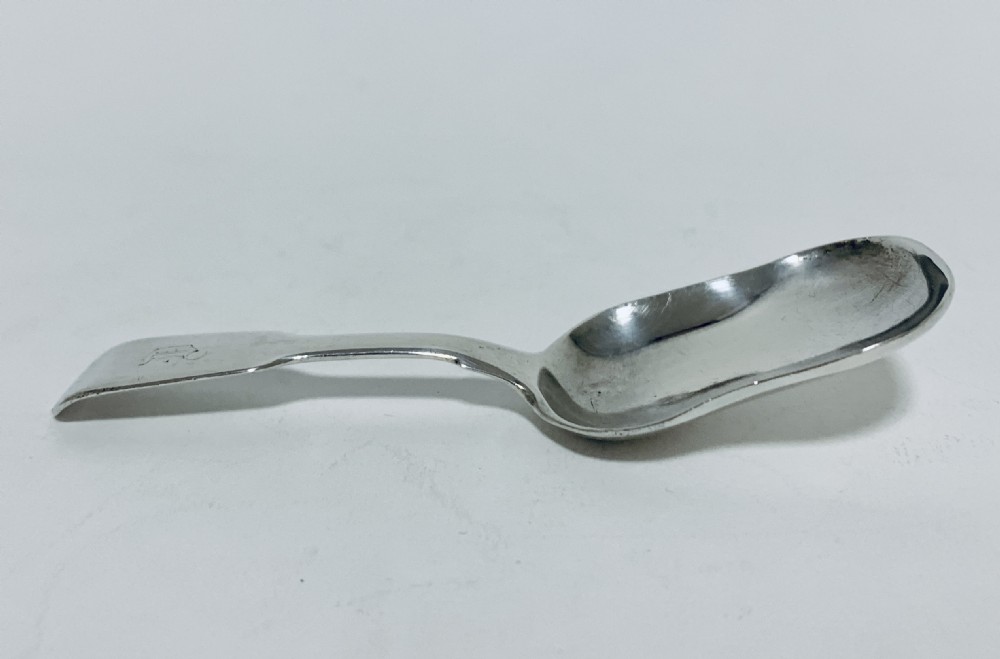 Victorian Solid Sterling Silver Tea Caddy Spoon View III