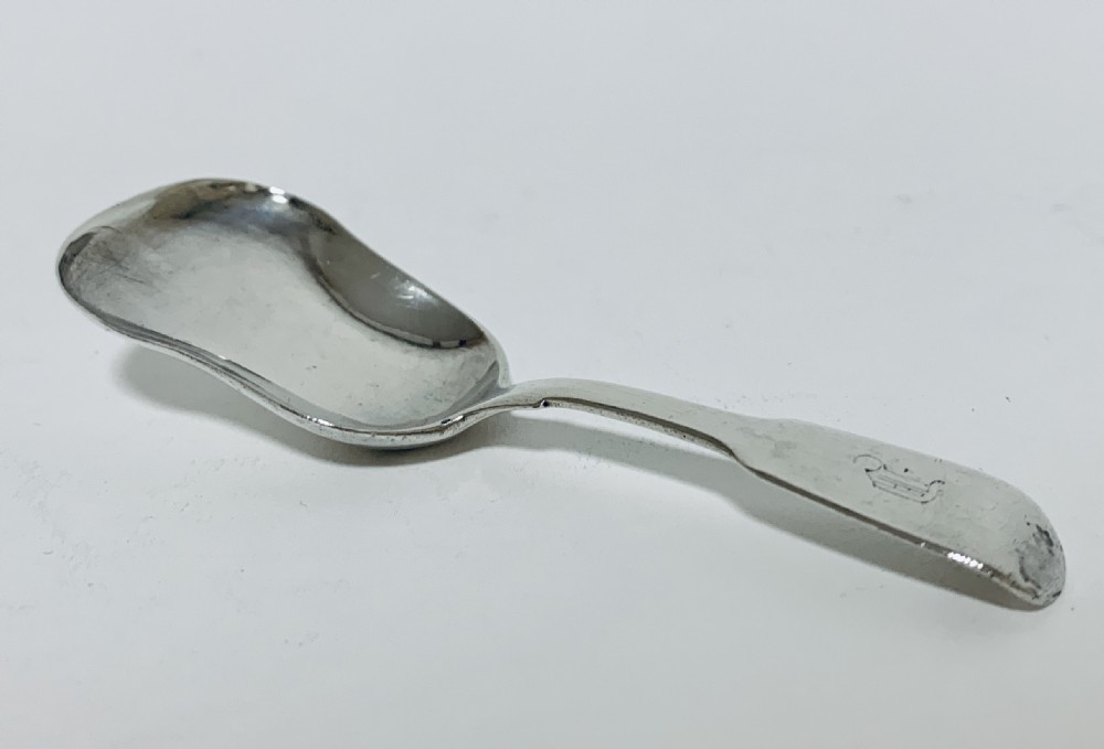 Victorian Solid Sterling Silver Tea Caddy Spoon View IV