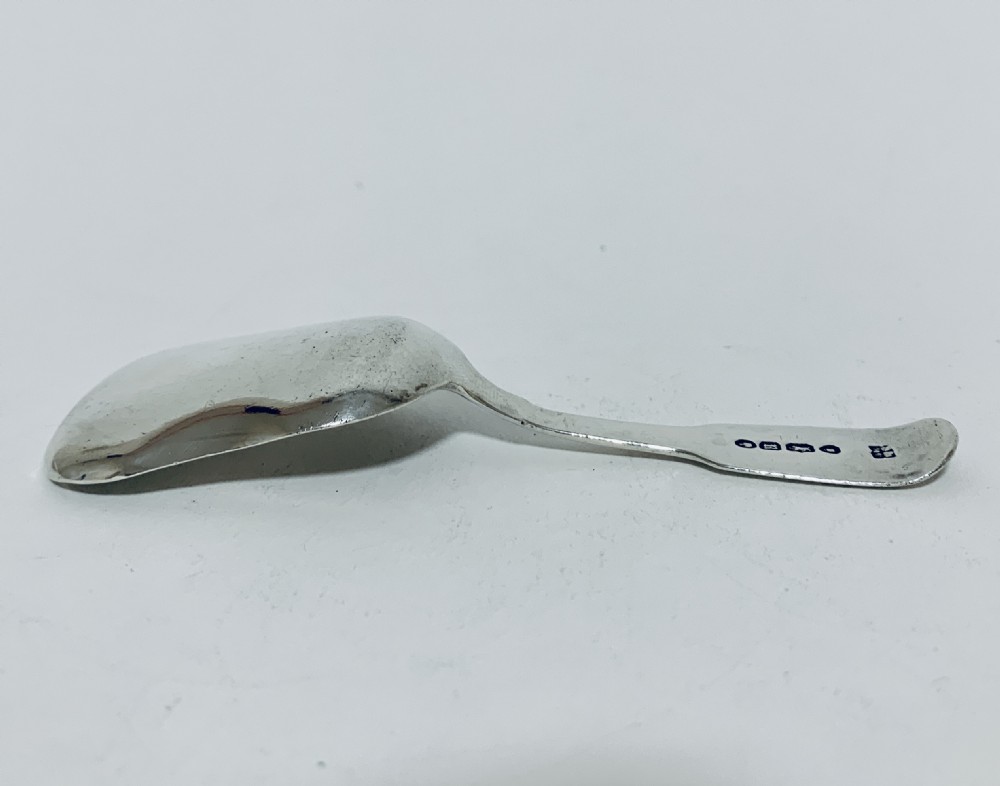Victorian Solid Sterling Silver Tea Caddy Spoon View X