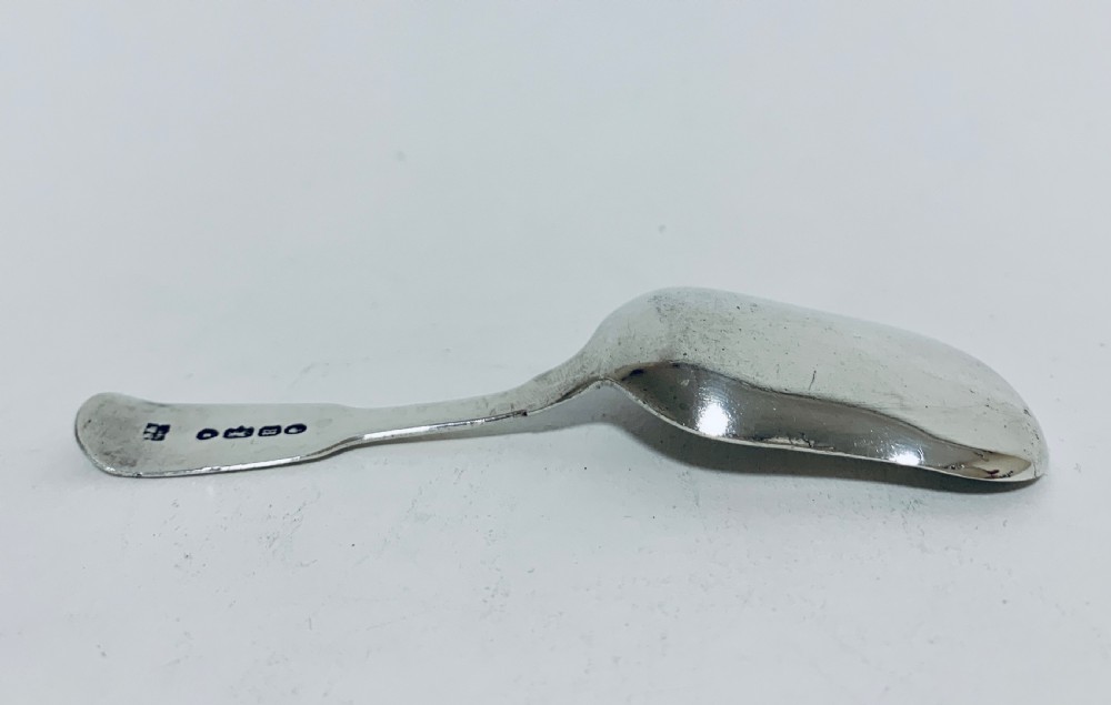 Victorian Solid Sterling Silver Tea Caddy Spoon View XI