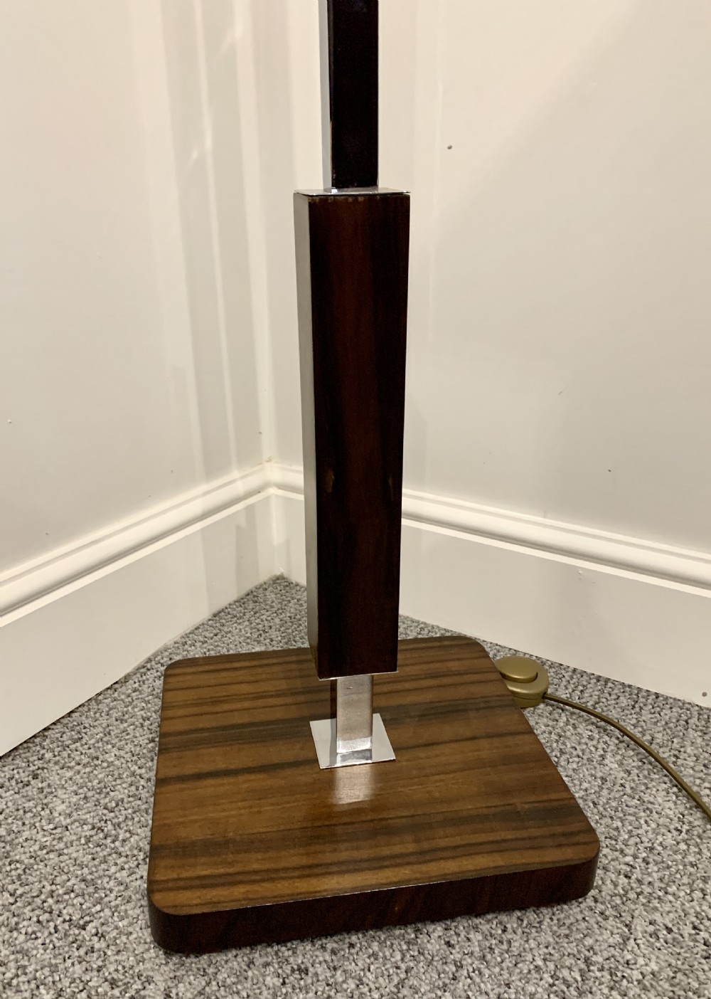 Art Deco Chrome Standard Lamp View VII