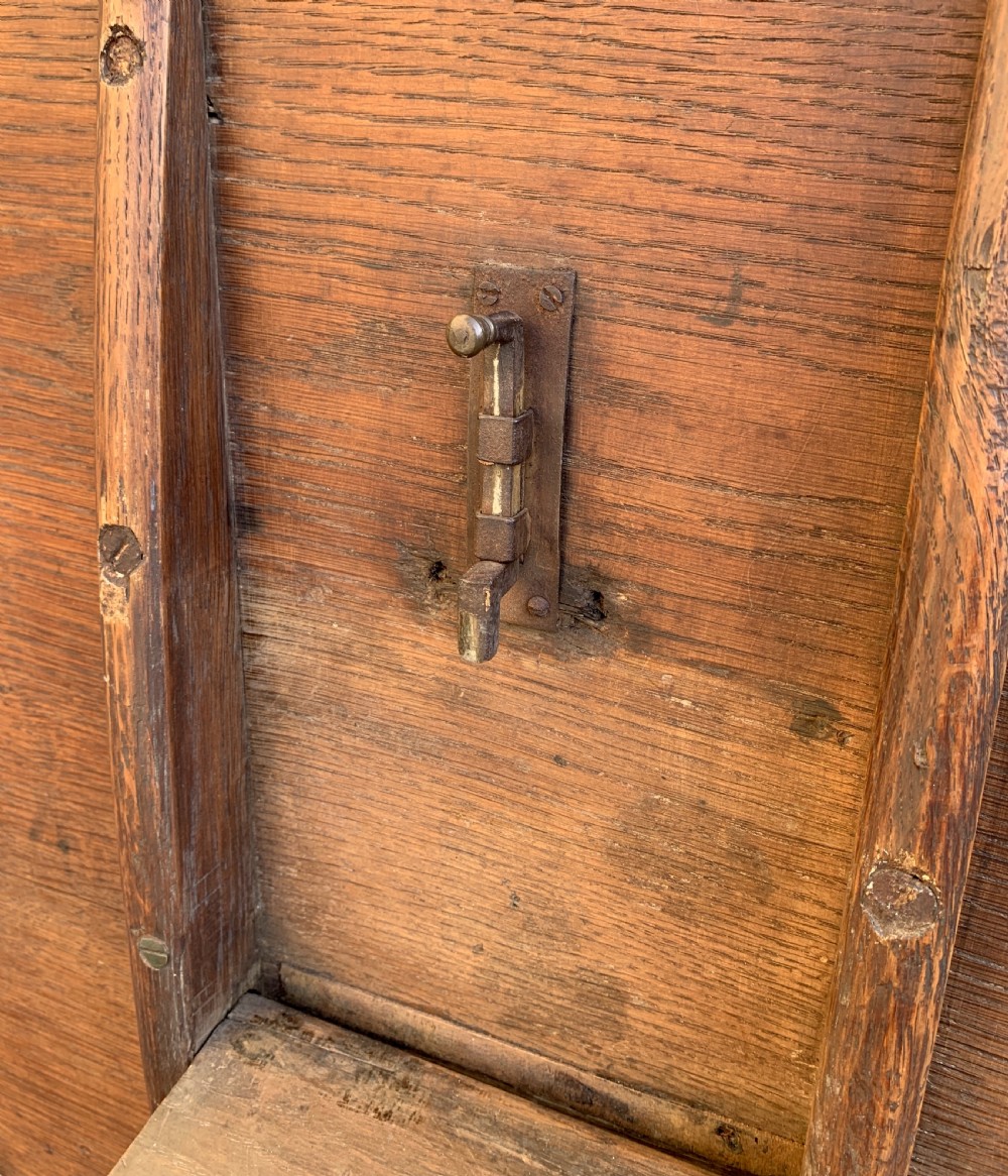 Antique Georgian Oak Tilt Top Table View XI