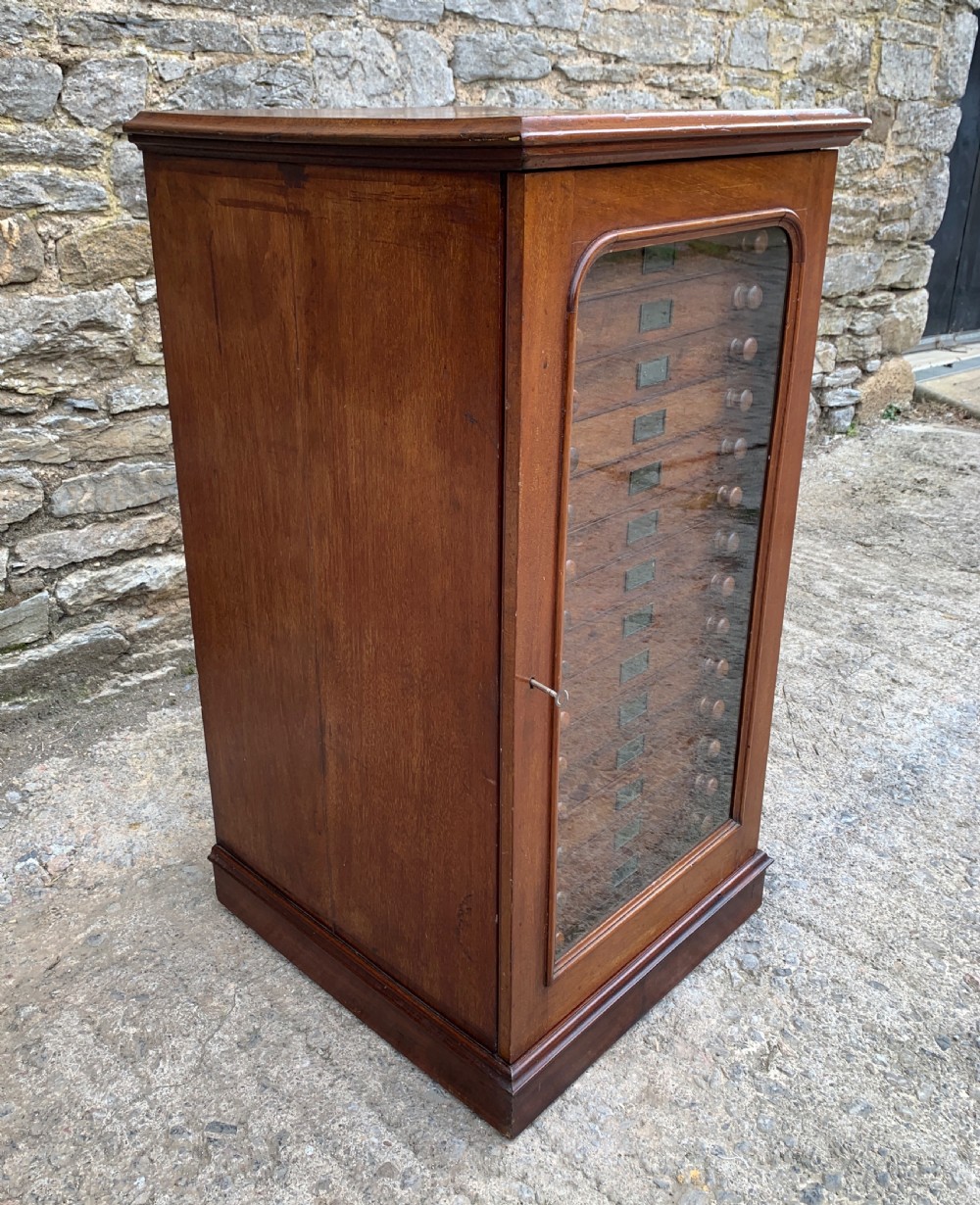 Victorian Mahogany Collectors Specimen Cabinet by J.T.Crockett & Son View VI