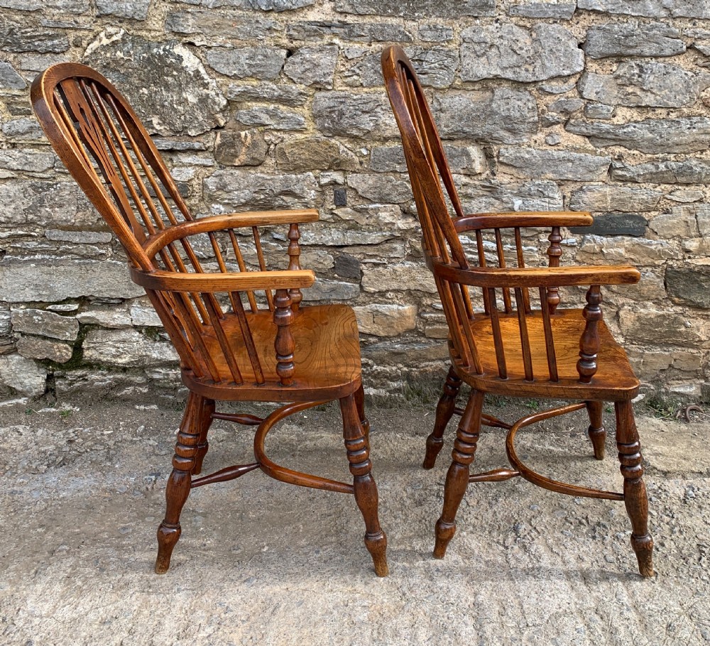 Pair of Antique Windsor Chairs View III