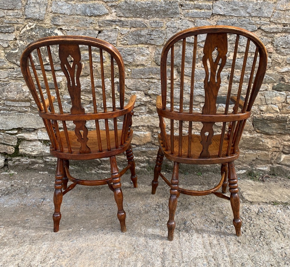 Pair of Antique Windsor Chairs View IV