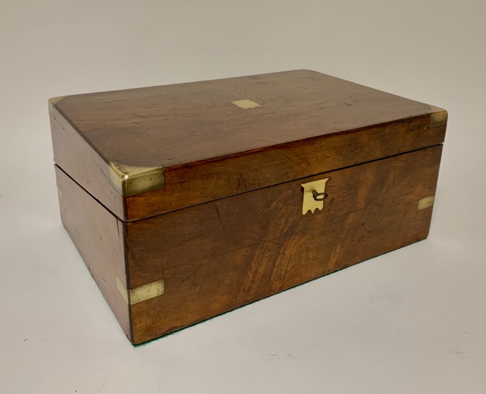 Victorian Walnut Writing Slope Box View IX