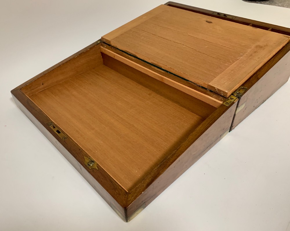 Victorian Walnut Writing Slope Box View XIV