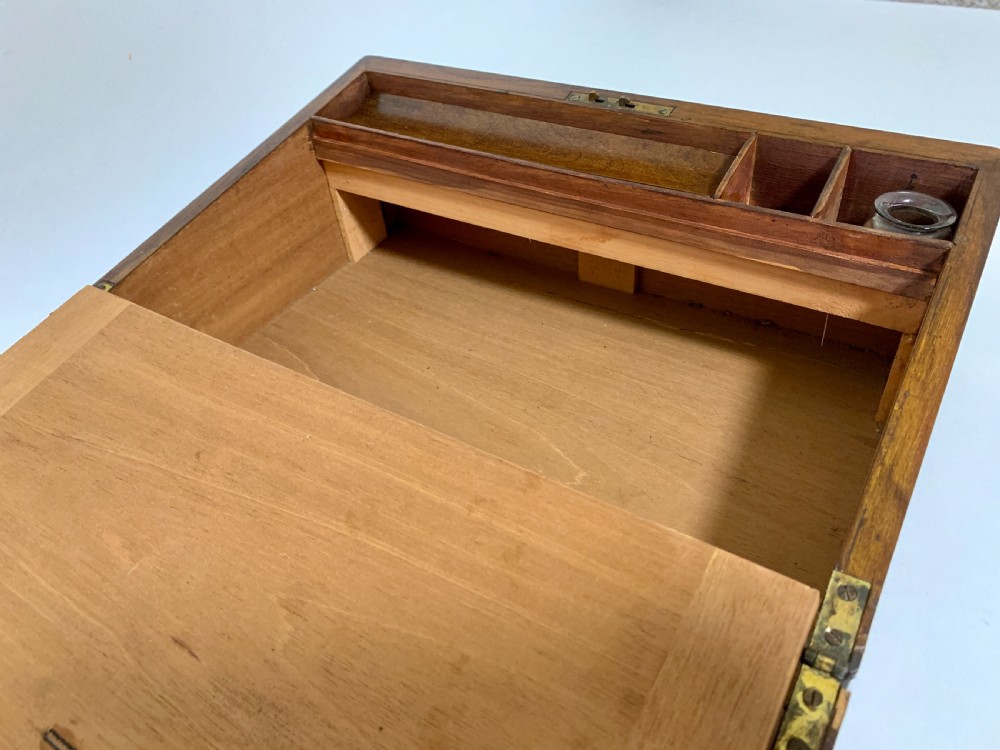 Victorian Walnut Writing Slope Box View XV