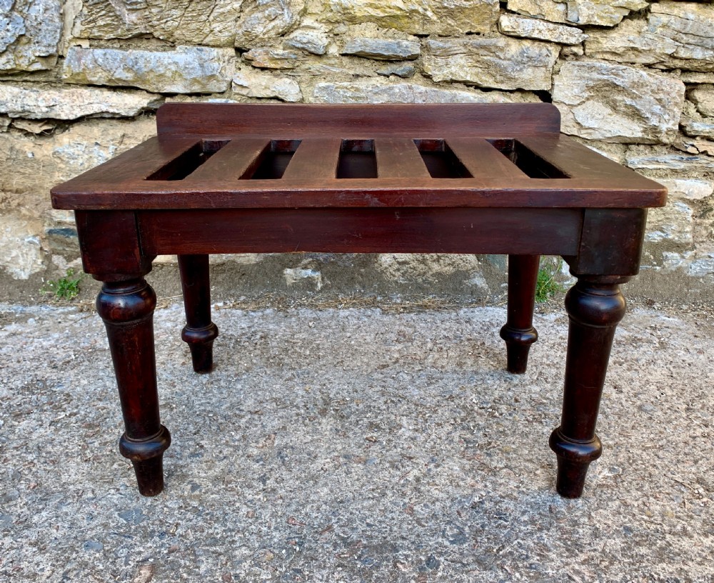 Antique Luggage Rack Stand View II