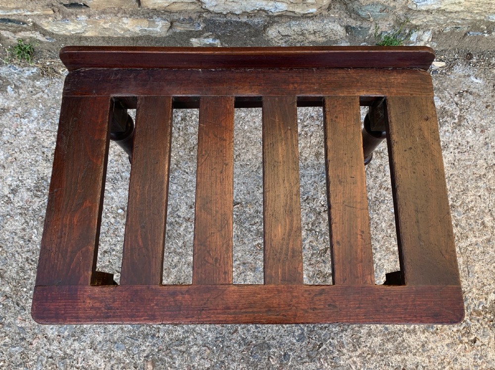 Antique Luggage Rack Stand View III