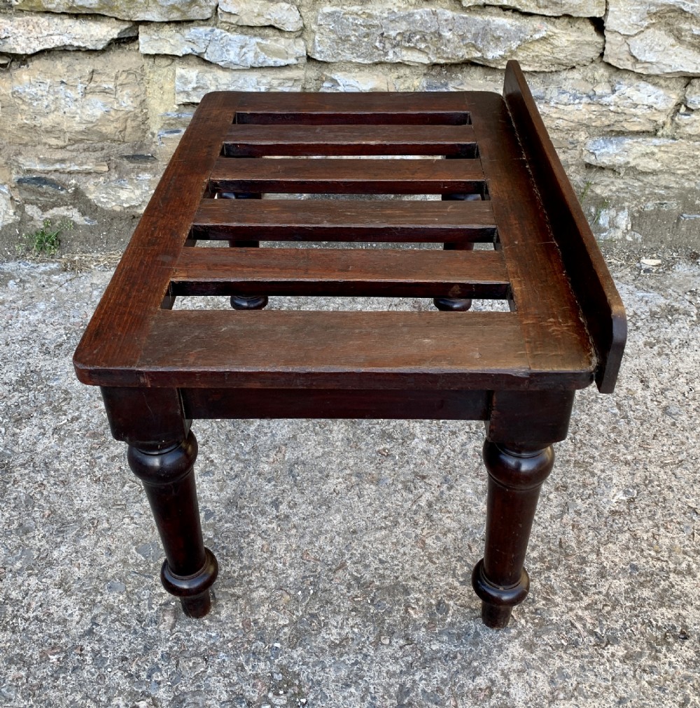 Antique Luggage Rack Stand View IV