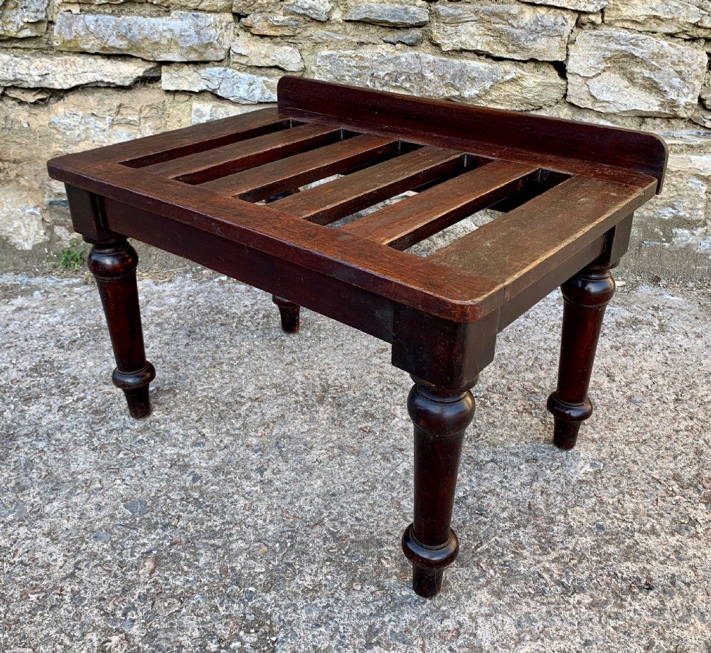 Antique Luggage Rack Stand View V