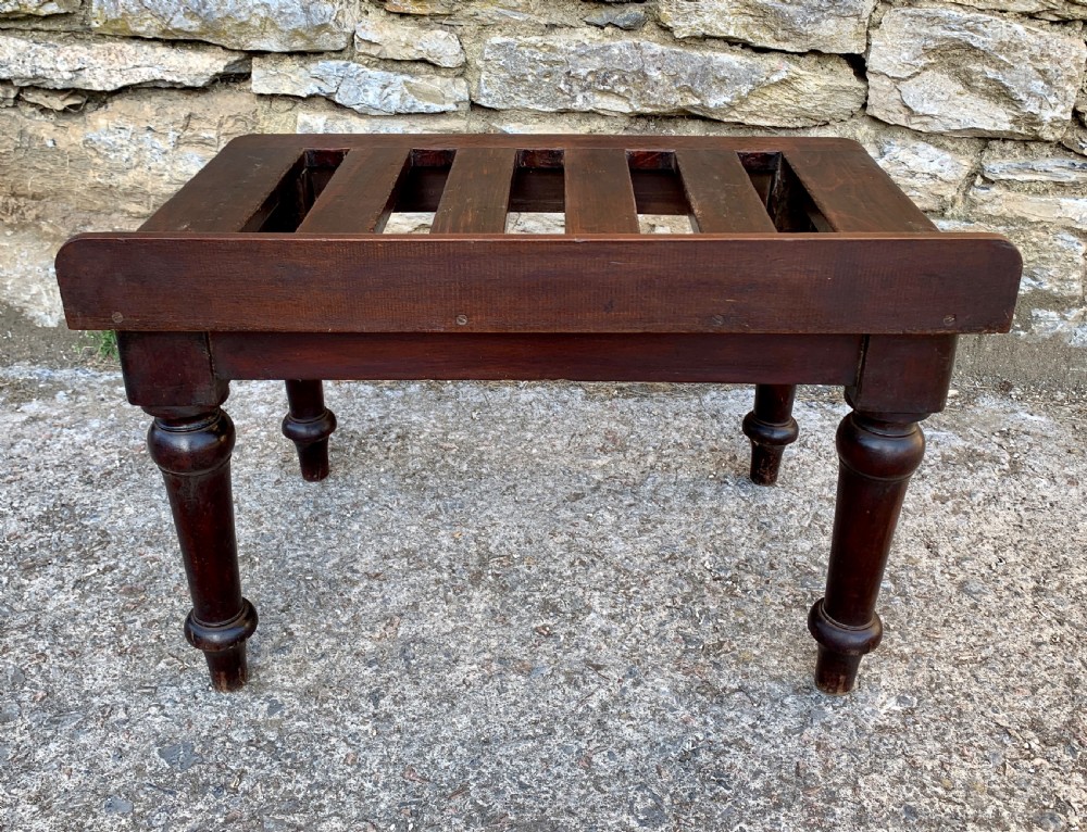 Antique Luggage Rack Stand View VI