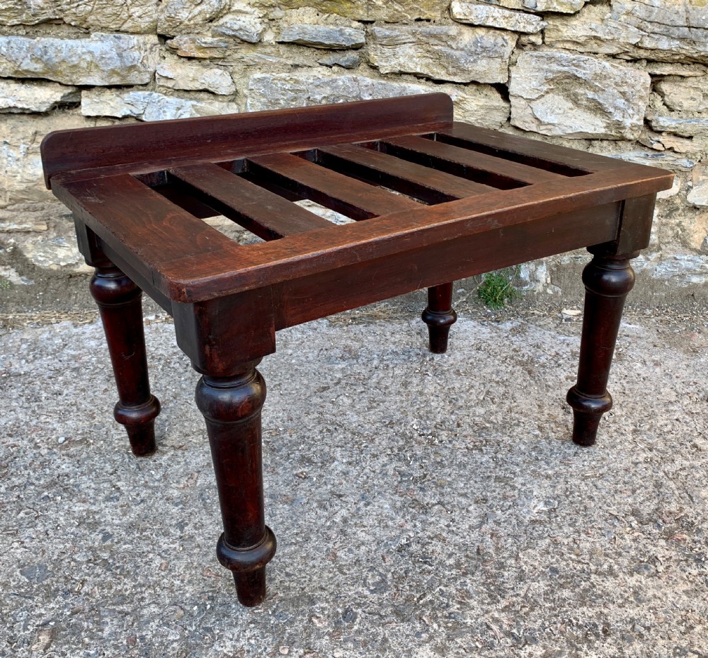 Antique Luggage Rack Stand View IX