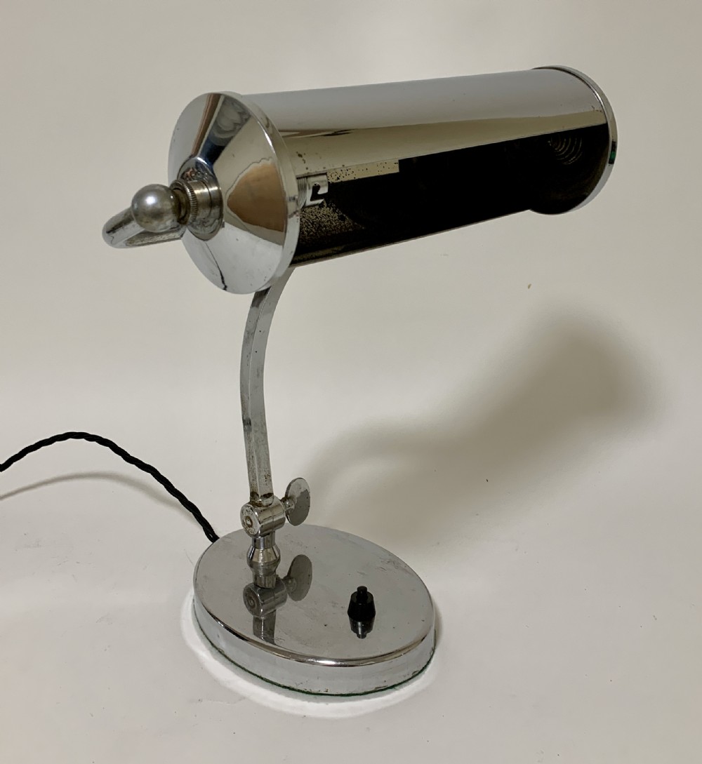 Art Deco Chrome Desk Lamp