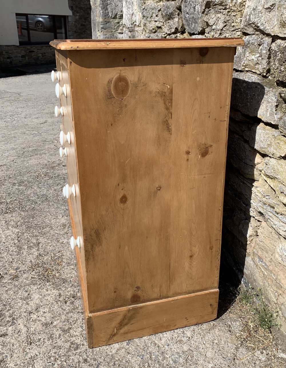 Victorian Stripped Pine Chest of Drawers View V