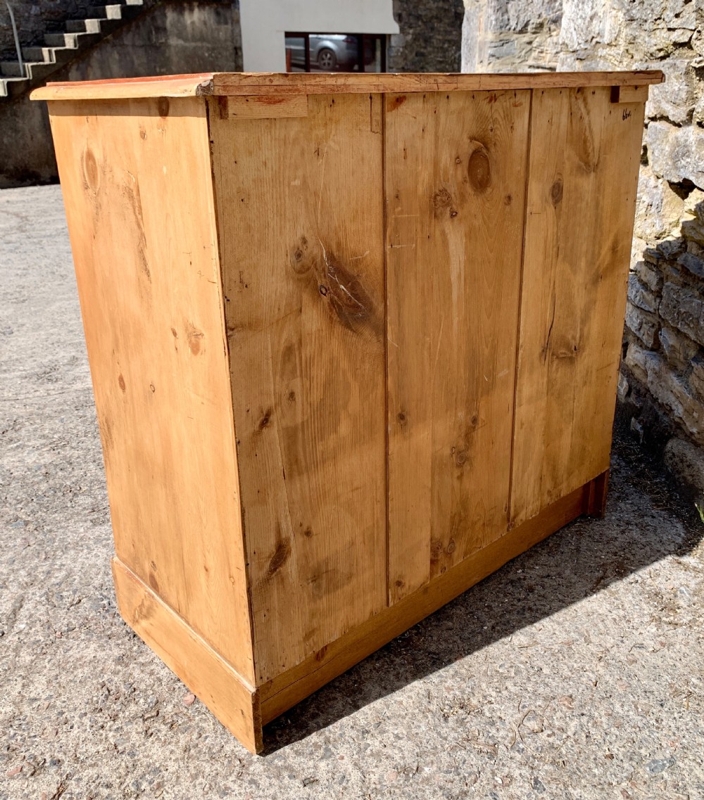 Victorian Stripped Pine Chest of Drawers View XV