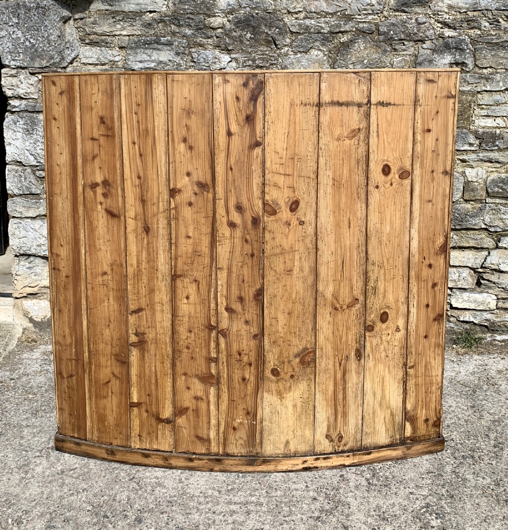 Large Antique Pine Box Settle View X