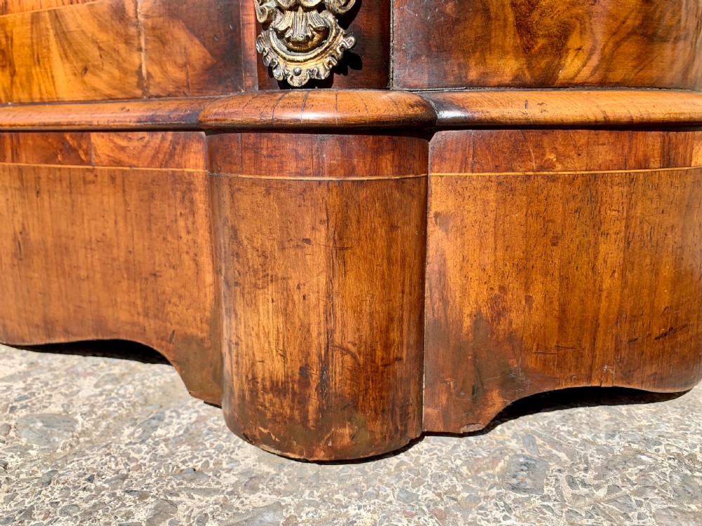Victorian Walnut Credenza Display Cabinet View XXI