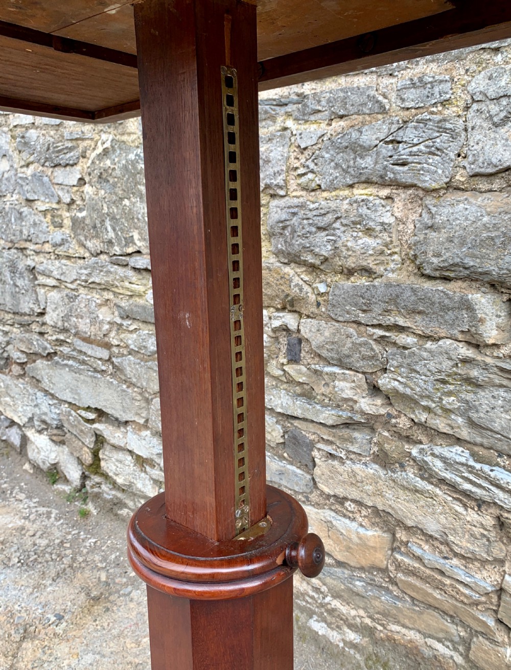 Victorian Mahogany Duet Reading Table View VI