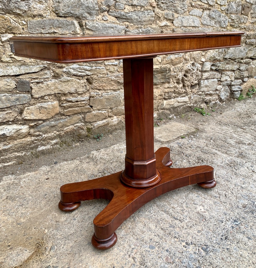 Victorian Mahogany Duet Reading Table View VII