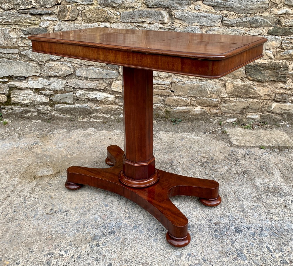 Victorian Mahogany Duet Reading Table View XV