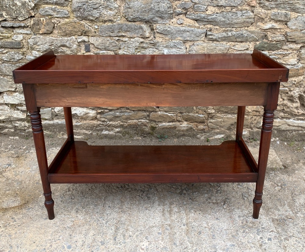 Antique Regency Mahogany Washstand Table View X