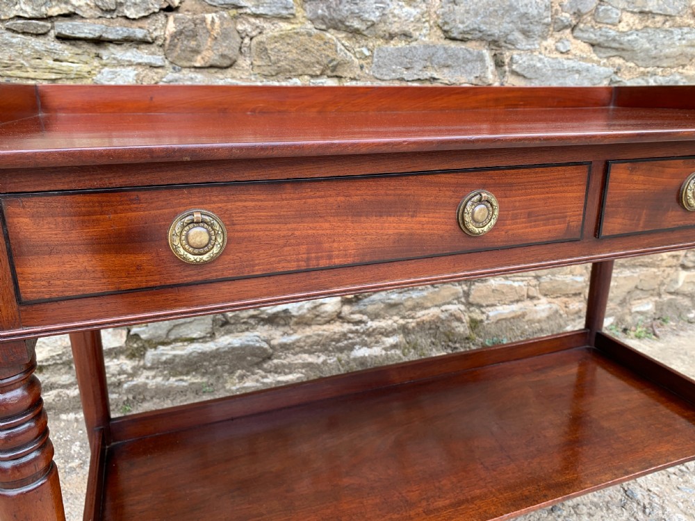 Antique Regency Mahogany Washstand Table View XVI