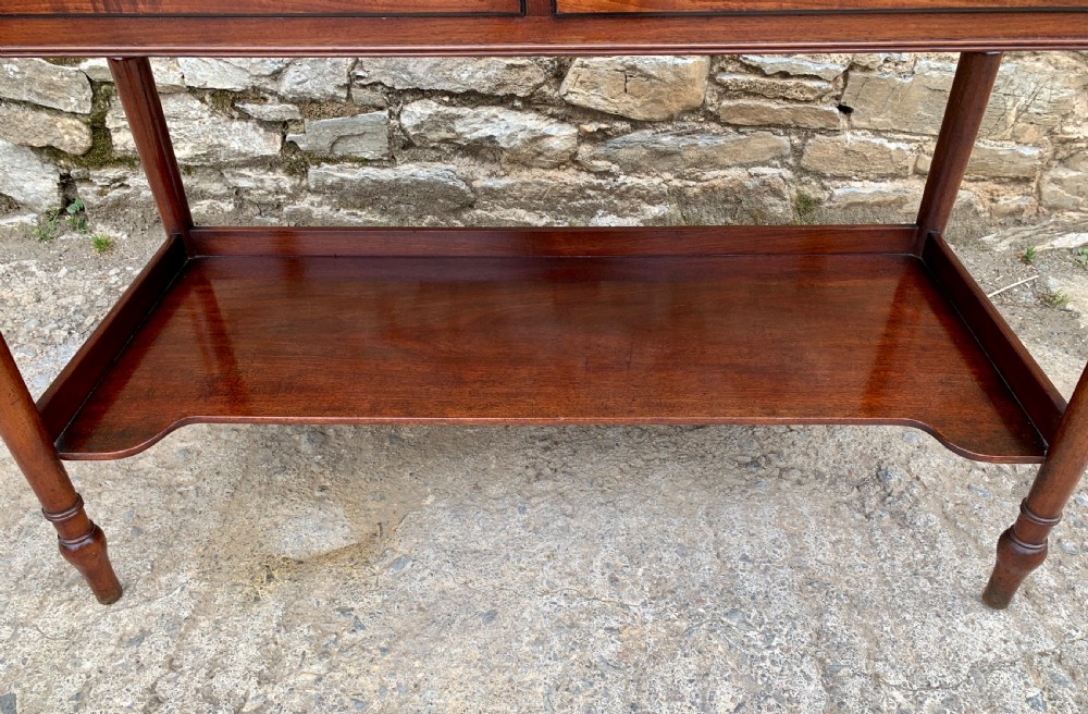 Antique Regency Mahogany Washstand Table View XIX