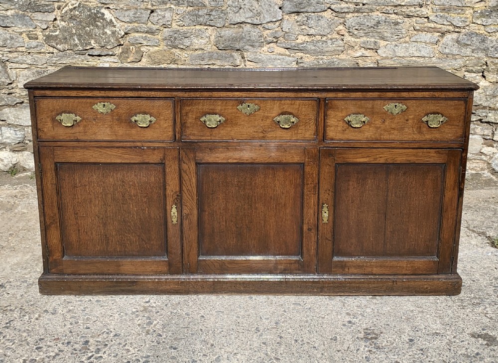 Georgian Oak Dresser Base View II