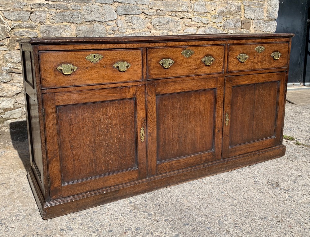 Georgian Oak Dresser Base View III