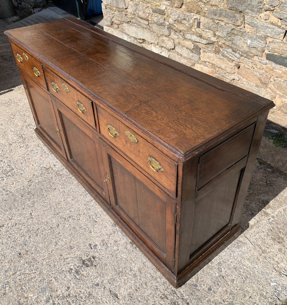 Georgian Oak Dresser Base View VI