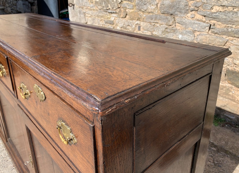 Georgian Oak Dresser Base View XII