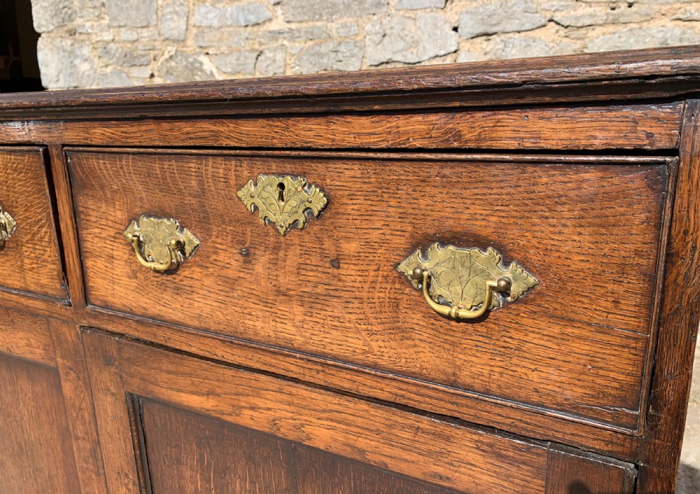 Georgian Oak Dresser Base View XIII