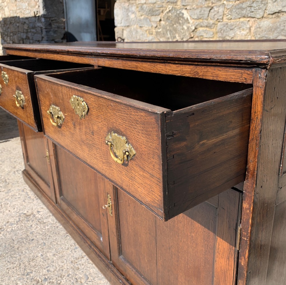 Georgian Oak Dresser Base View XV