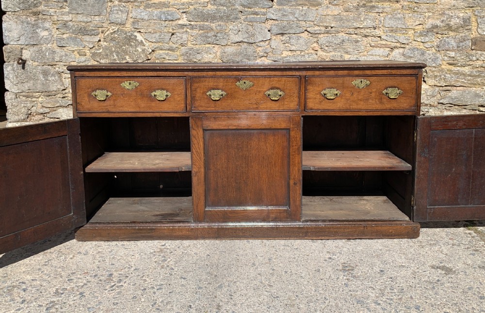 Georgian Oak Dresser Base View XVII