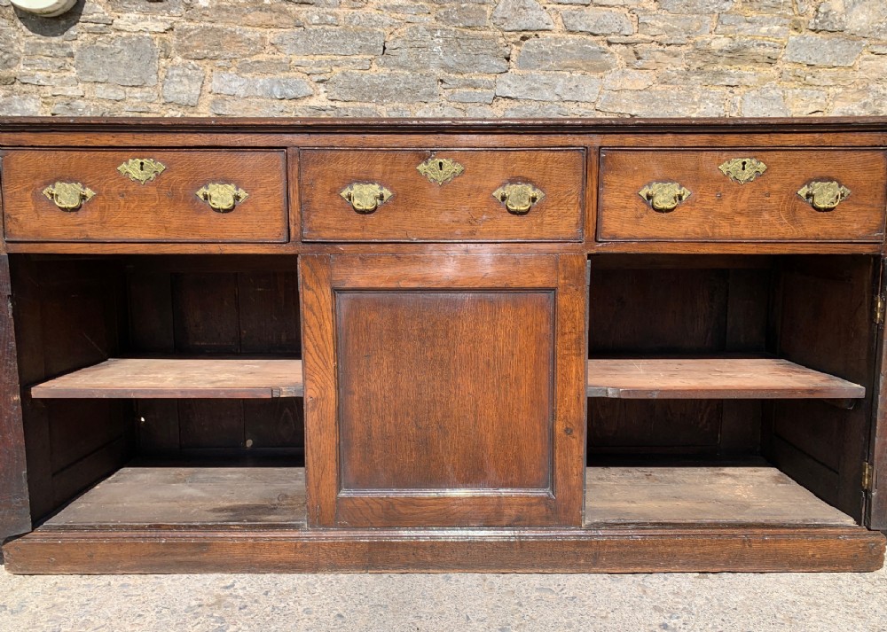Georgian Oak Dresser Base View XVIII