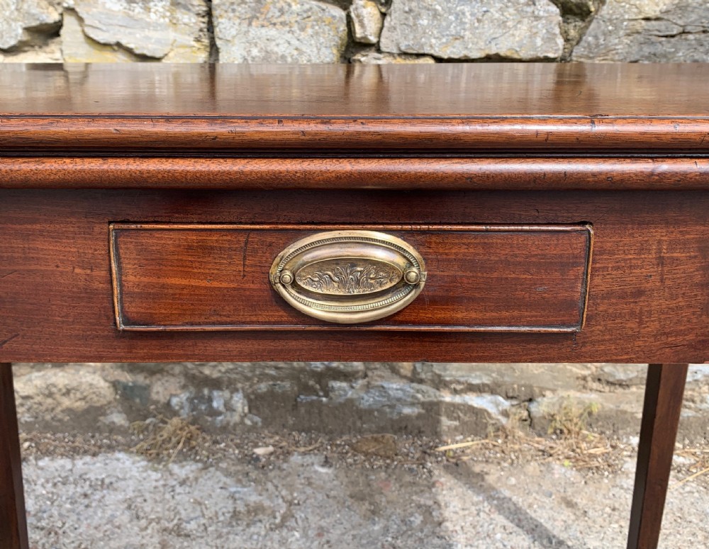 Antique Georgian Mahogany Tea Table View IV